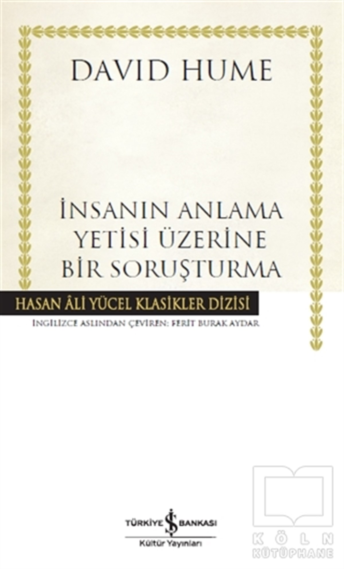 David HumeDiğerİnsanın Anlama Yetisi Üzerine Bir Soruşturma