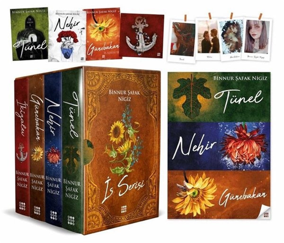 Binnur Şafak NigizTürkiye Romanİş Serisi 4 Kitap Takım - Kutulu