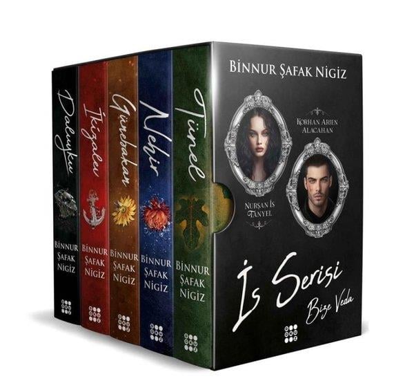 Binnur Şafak NigizTürkiye Romanİs Serisi Seti - 5 Kitap Takım - Kutulu