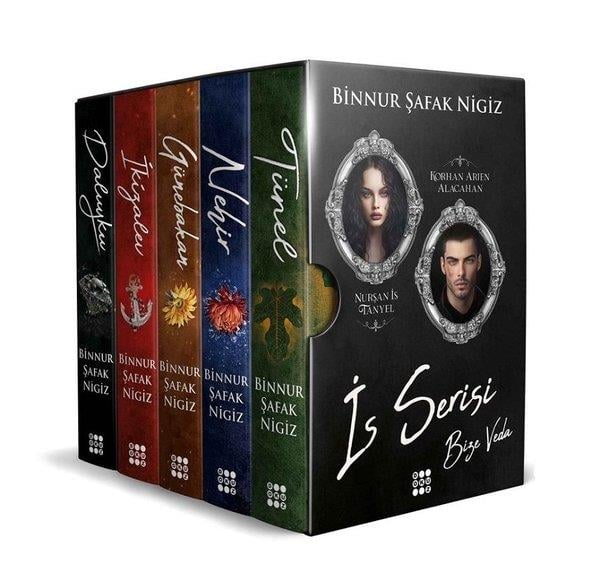 Binnur Şafak NigizTürkiye Romanİs Serisi Seti - 5 Kitap Takım - Kutulu