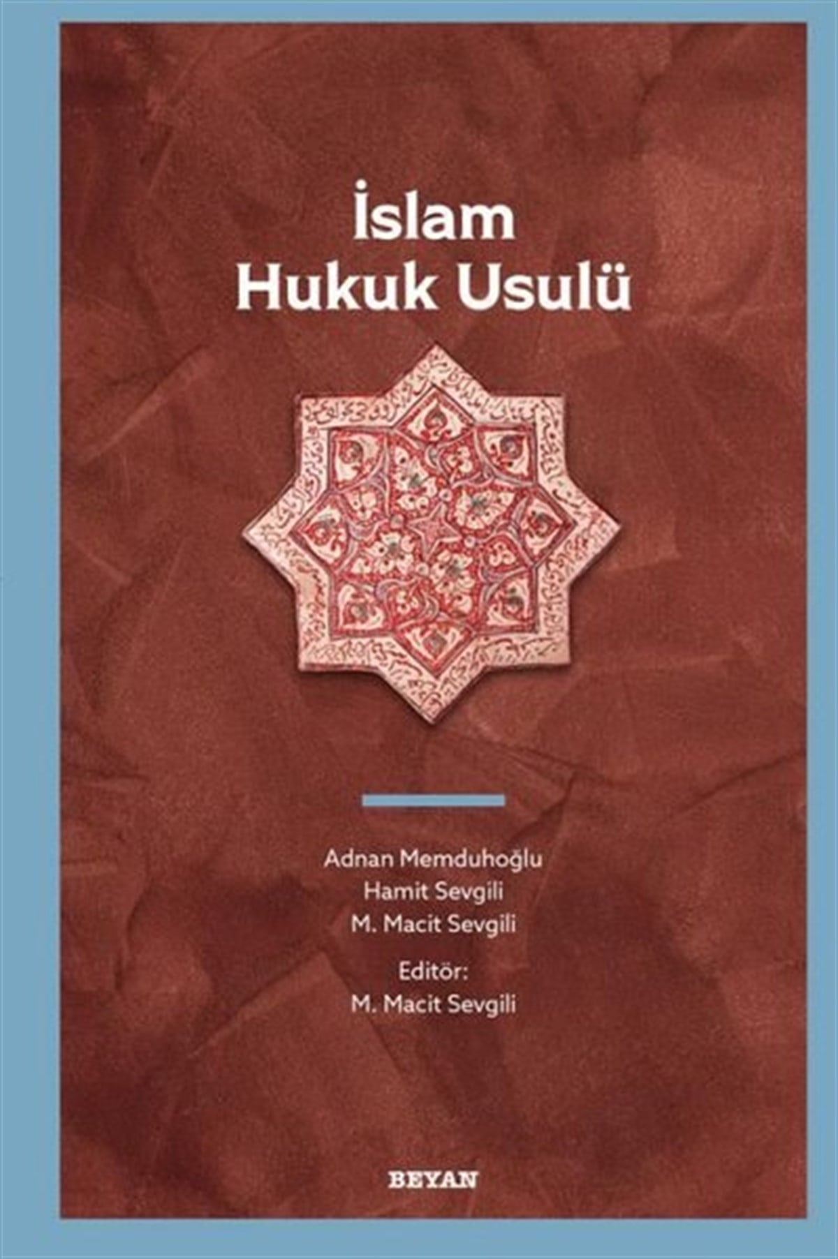 Adnan Memduhoğluİslami Kitaplarİslam Hukuk Usulü