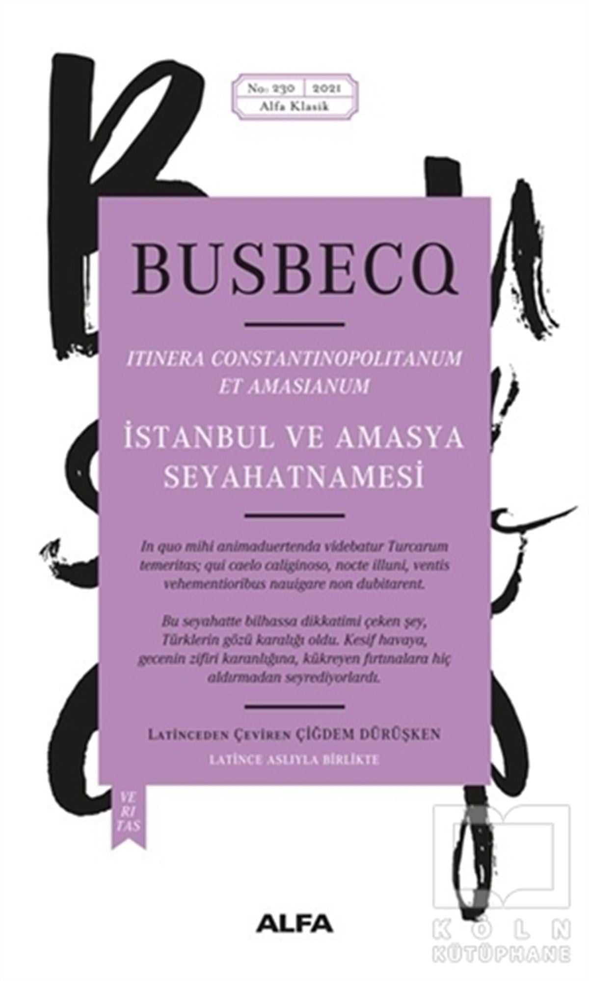 Ogier Ghislain de BusbecqDünya Klasikleri & Klasik Kitaplarİstanbul ve Amasya Seyahatnamesi