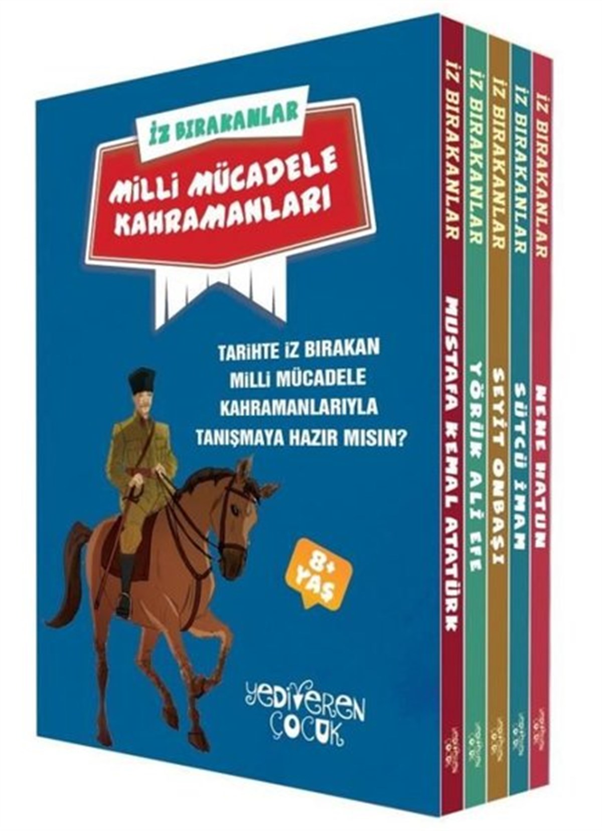 Eda BayrakÇocuk Gençlik Romanlarıİz Bırakanlar - Milli Mücadele Kahramanları Seti - 5 Kitap Takım