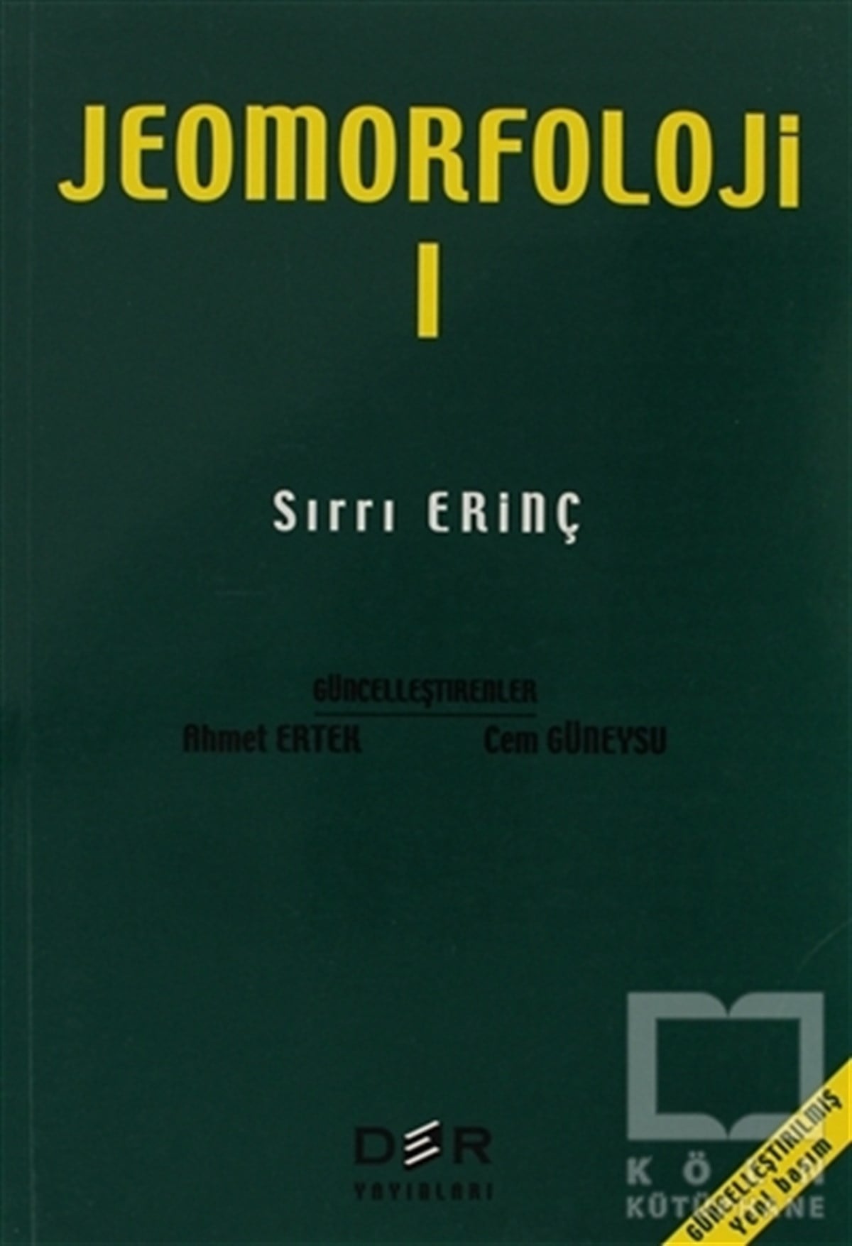 Sırrı ErinçAkademikJeomorfoloji Cilt 1