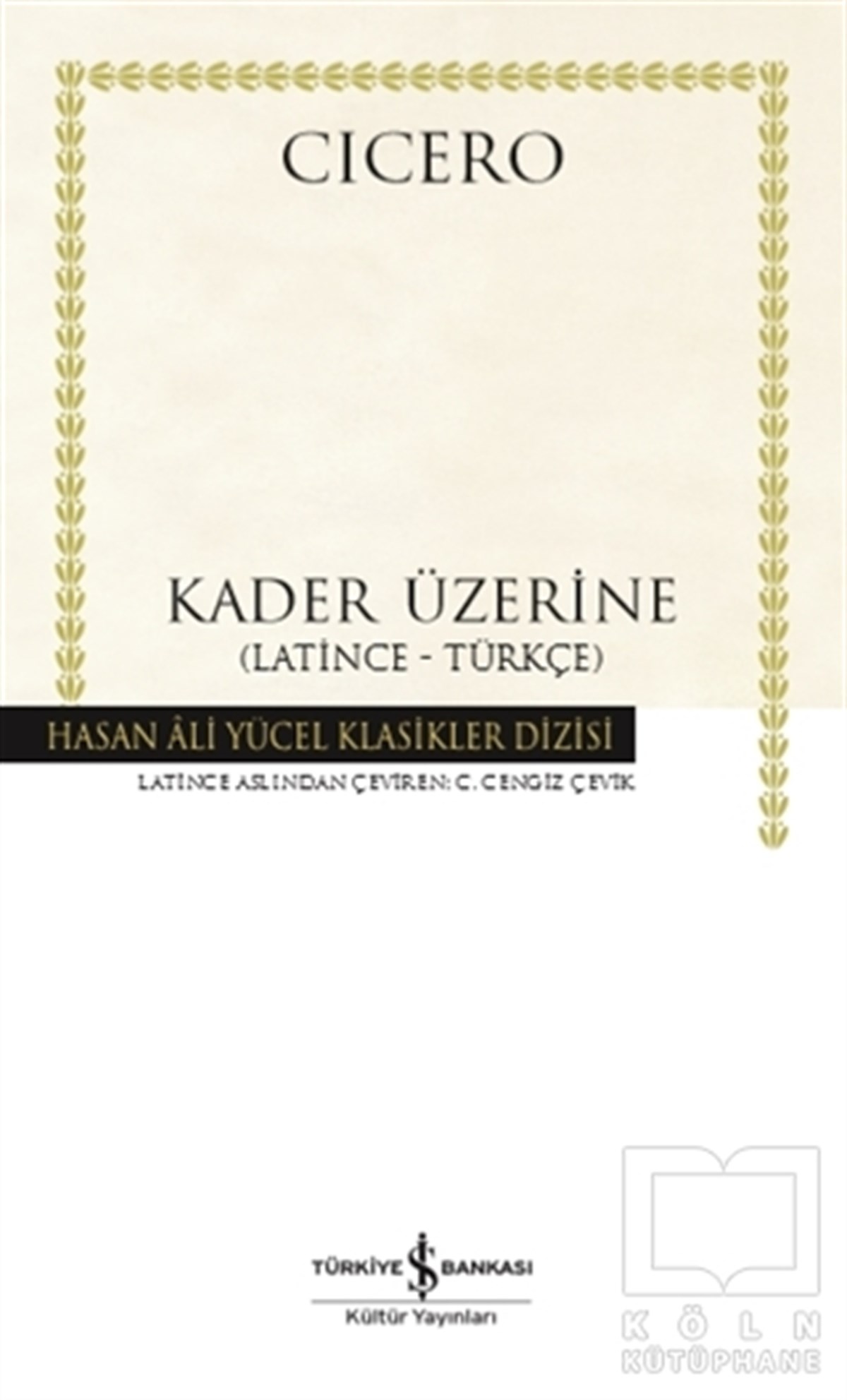 Marcus Tullius CiceroDüşünce KitaplarıKader Üzerine (Ciltli)