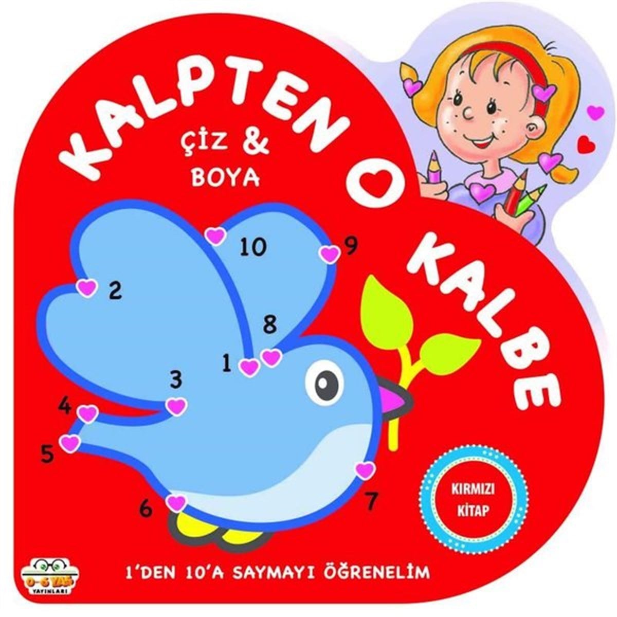 KolektifEgitim Etkinlik KitaplariKalpten Kalbe Çiz Boya - Kırmızı Kitap