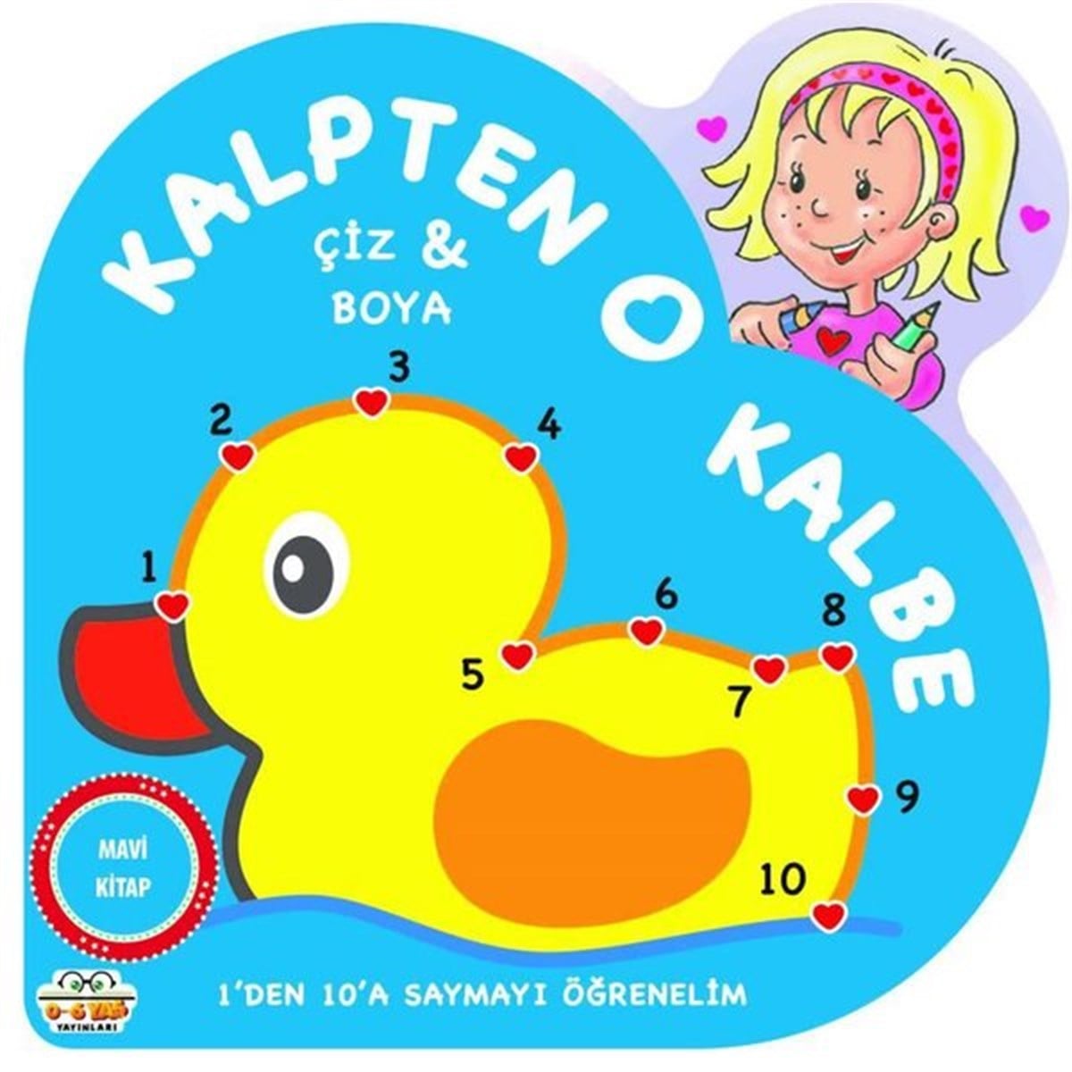 KolektifEgitim Etkinlik KitaplariKalpten Kalbe Çiz Boya - Mavi Kitap