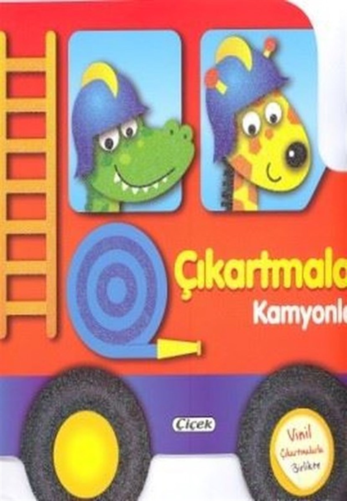KolektifOkul Öncesi Şekilli KitaplarKamyonlar-Çıkartmalarla Taşıtları Tasarla