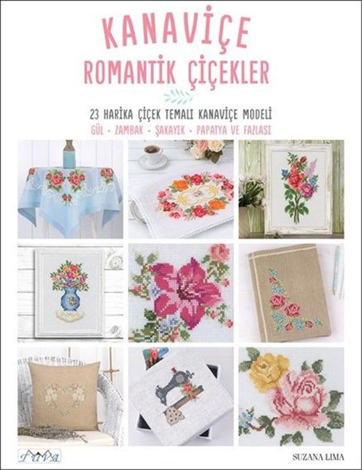 KolektifEl Sanatları KitaplarıKanaviçe Romantik Çiçekler
