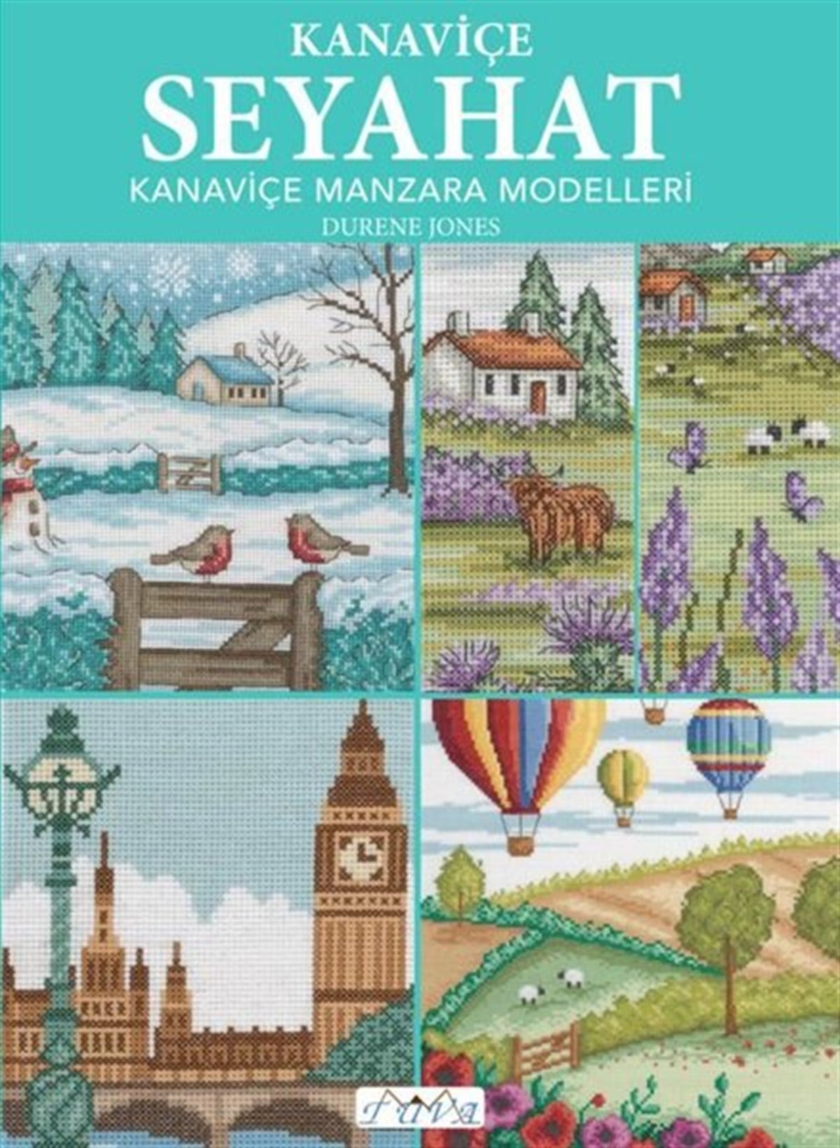 Durene JonesEl Sanatları KitaplarıKanaviçe Seyahat - Kanaviçe Manzara Modelleri