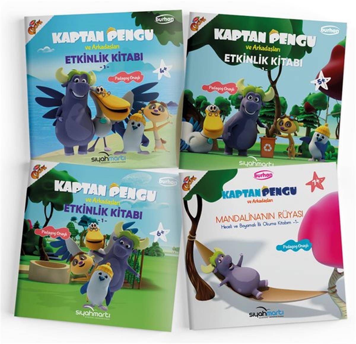 Reyha Cerit BalaEtkinlik KitaplarıKaptan Pengu ve Arkadaşları Etkinlik Kitapları Seti - 4 Kitap Takım - 4 - 5 - 6 - 7+ Yaş