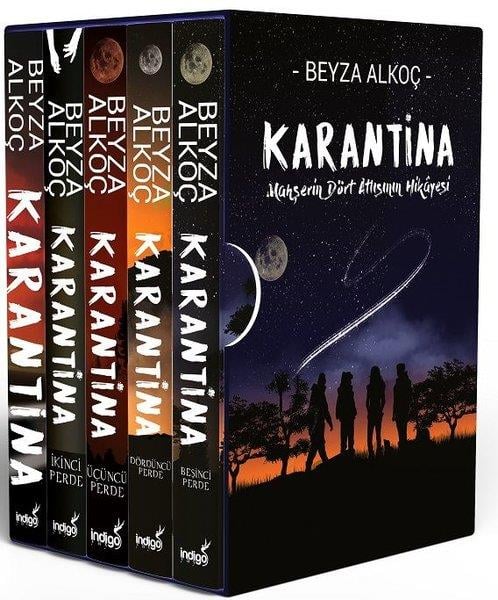Beyza AlkoçTürkiye RomanKarantina Serisi Seti - 5 Kitap Takım-Kutulu