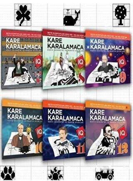 Ahmet KaraçamBilmece & Bulmaca KitaplarıKare Karalamaca Seti 2 - 7'den 70'e Akıl ve Mantık Oyunları - 6 Kitap Takım Zevkli Oyunlar