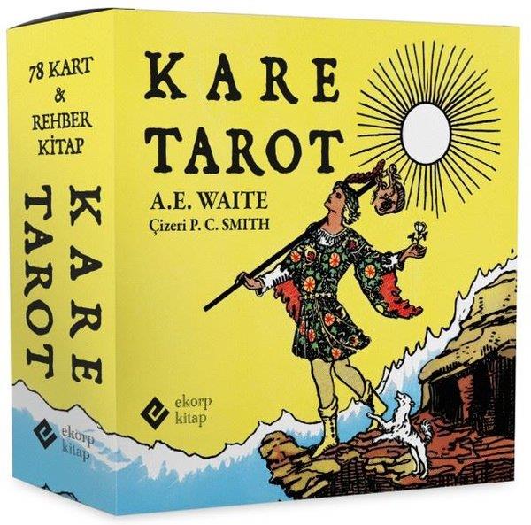 Arthur Edward WaiteAstroloji KitaplarıKare Tarot - 78 Kart - Kutulu