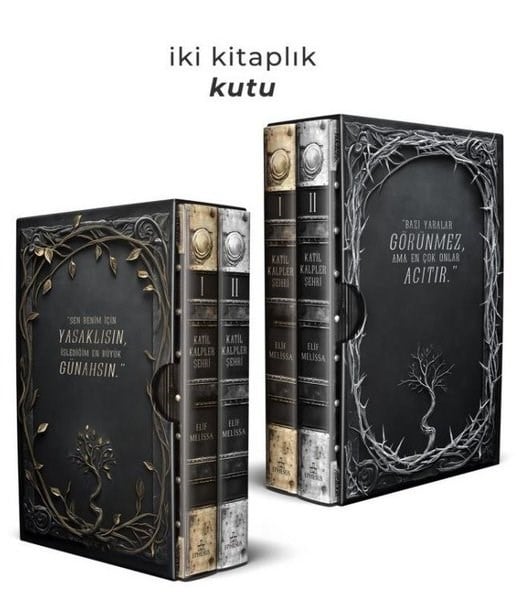 Elif MelissaTürk RomaniKatil Kalpler Şehri Seti - İkili Kutu