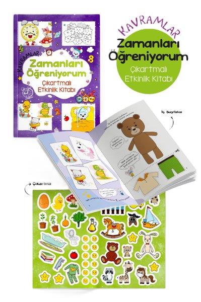 KolektifEgitim Etkinlik KitaplariKavramlar - Zamanları Öğreniyorum Çıkartmalı Etkinlik Kitabı 3 + Yaş
