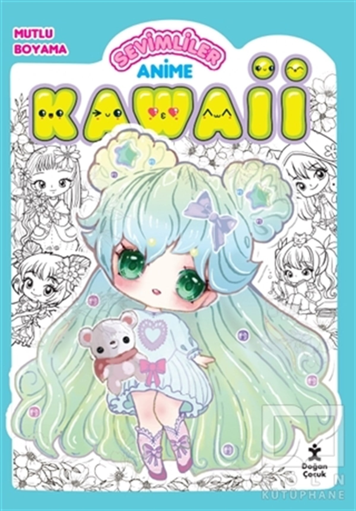 KolektifBoyama KitaplarıKawaii Anime Mutlu Boyama 2 - Yeşil