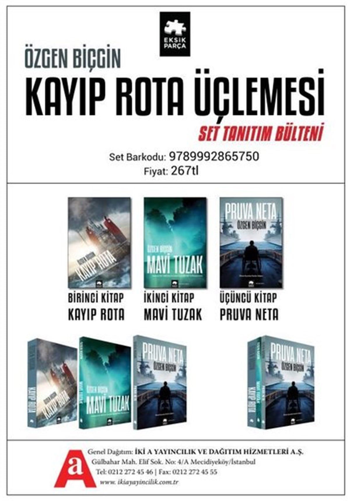 Özgen BiçginBilimkurgu KitaplarıKayıp Rota Üçlemesi Seti - 3 Kitap Takım