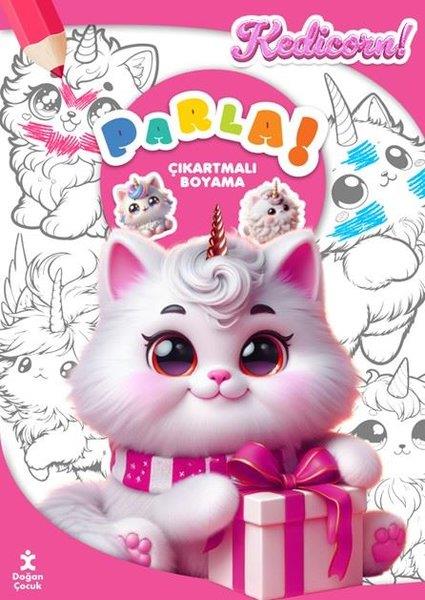 KolektifEgitim Etkinlik KitaplariKedicorn! Parla! Çıkartmalı Boyama