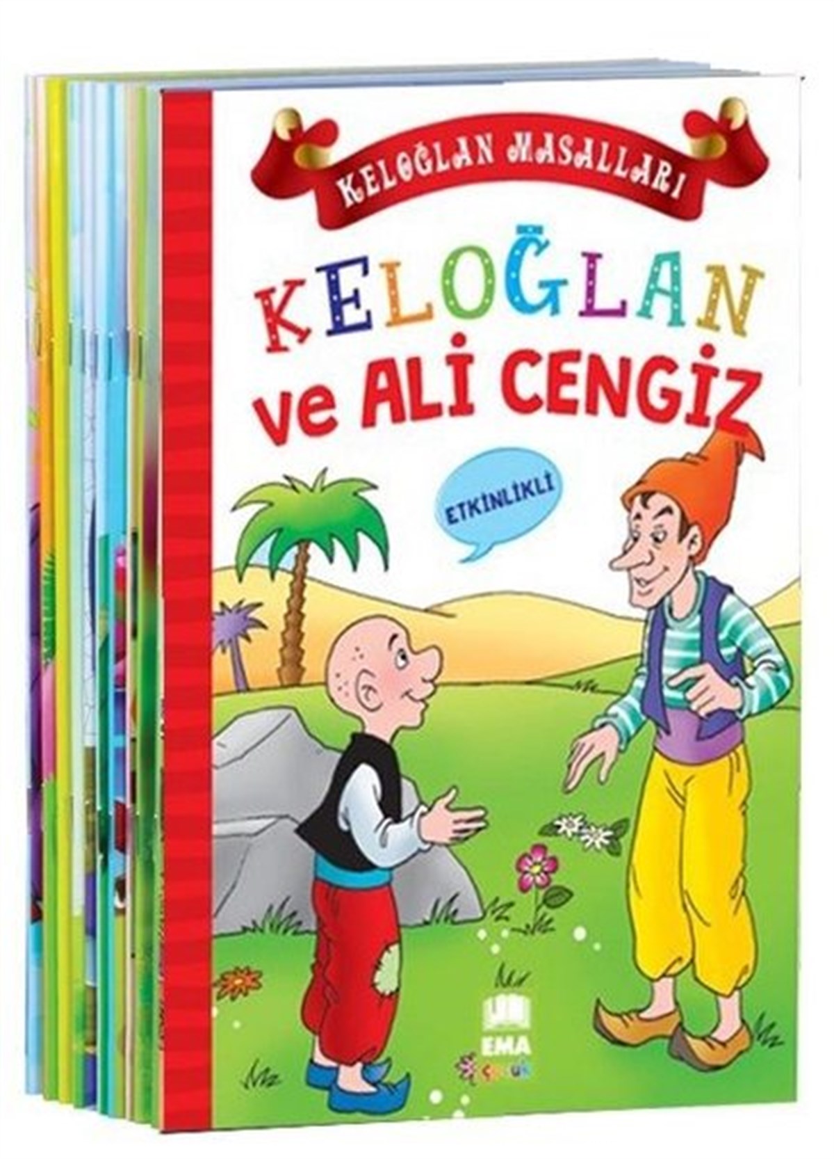 KolektifOkul Öncesi Masal KitaplarıKeloğlan Masalları-Keloğlan ve Ali Cengiz-1. ve 2.Sınıflar için-10 Kitap Takım