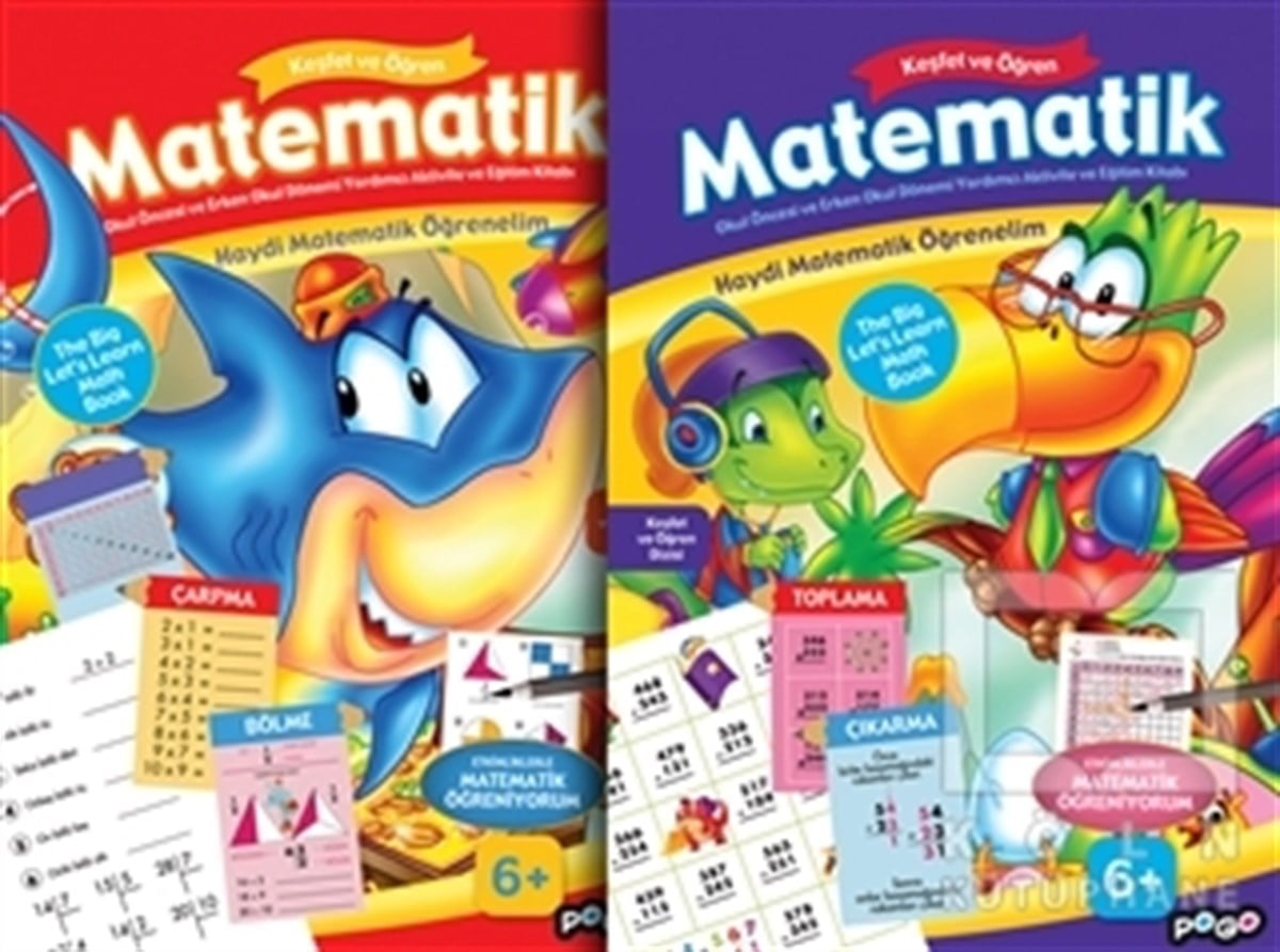 KolektifZeka Gelişimi KitaplarıKeşfet ve Öğren Matematik Seti (2 Kitap Takım)