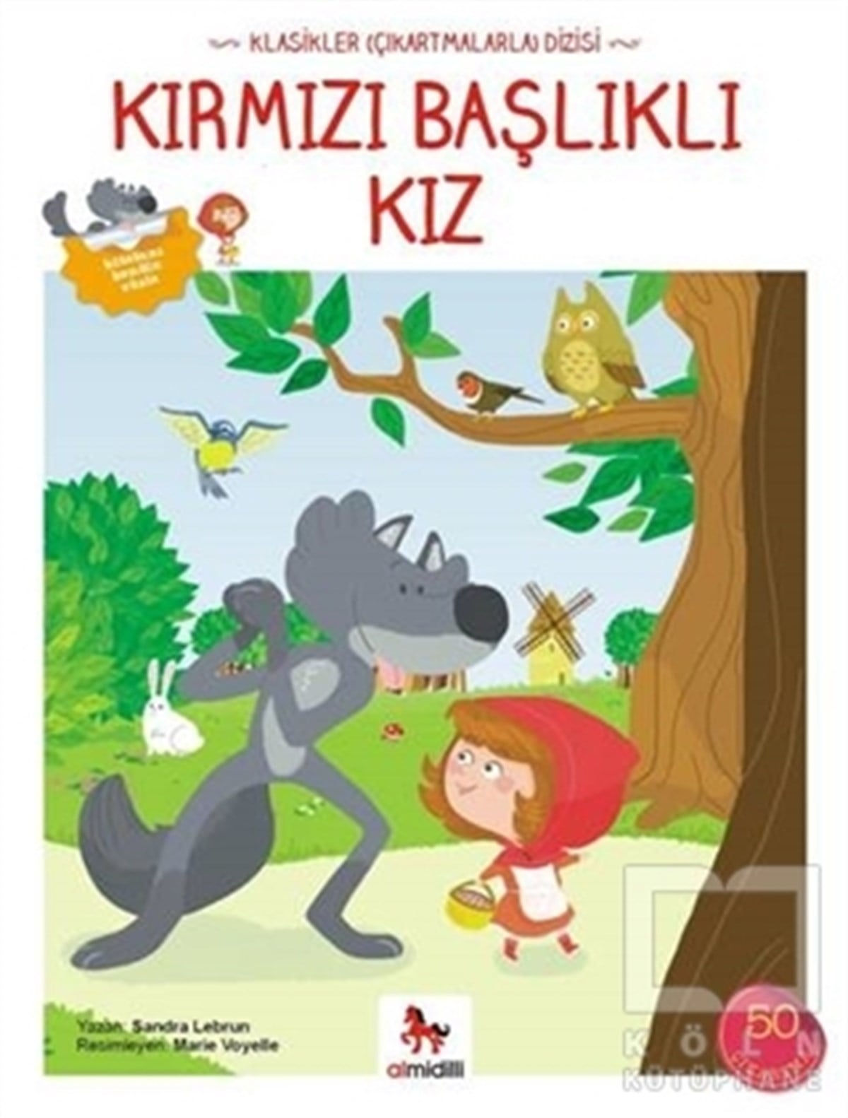 Sandra LebrunHikayelerKırmızı Başlıklı Kız (Çıkartmalarla)