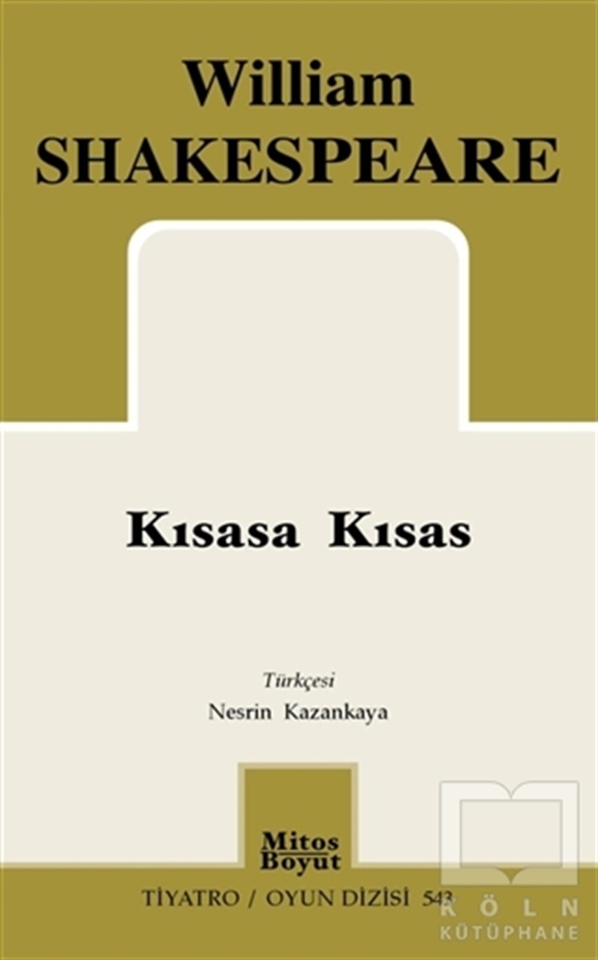 William ShakespeareFotoğraf, Sinema, TiyatroKısasa Kısas