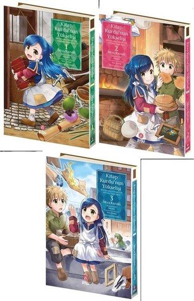 Miya KazukiÇizgi RomanlarKitap Kurdu'nun Yükselişi 1 - 2 - 3 Seti - 3 Kitap Takım