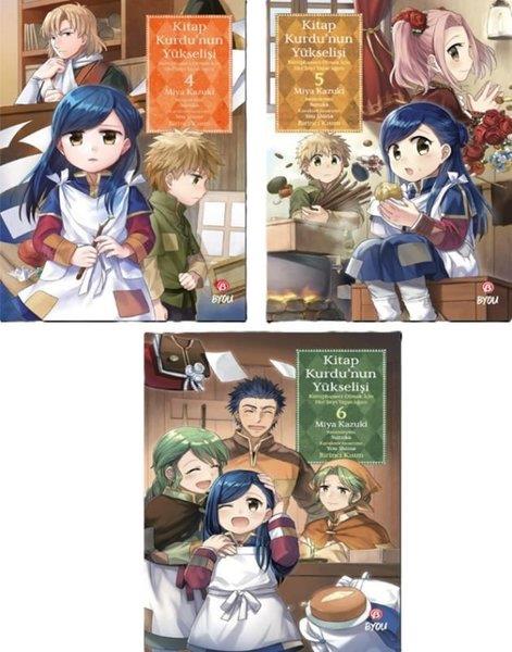 Miya KazukiÇizgi RomanlarKitap Kurdu'nun Yükselişi 4 - 5 - 6 Seti - 3 Kitap Takım