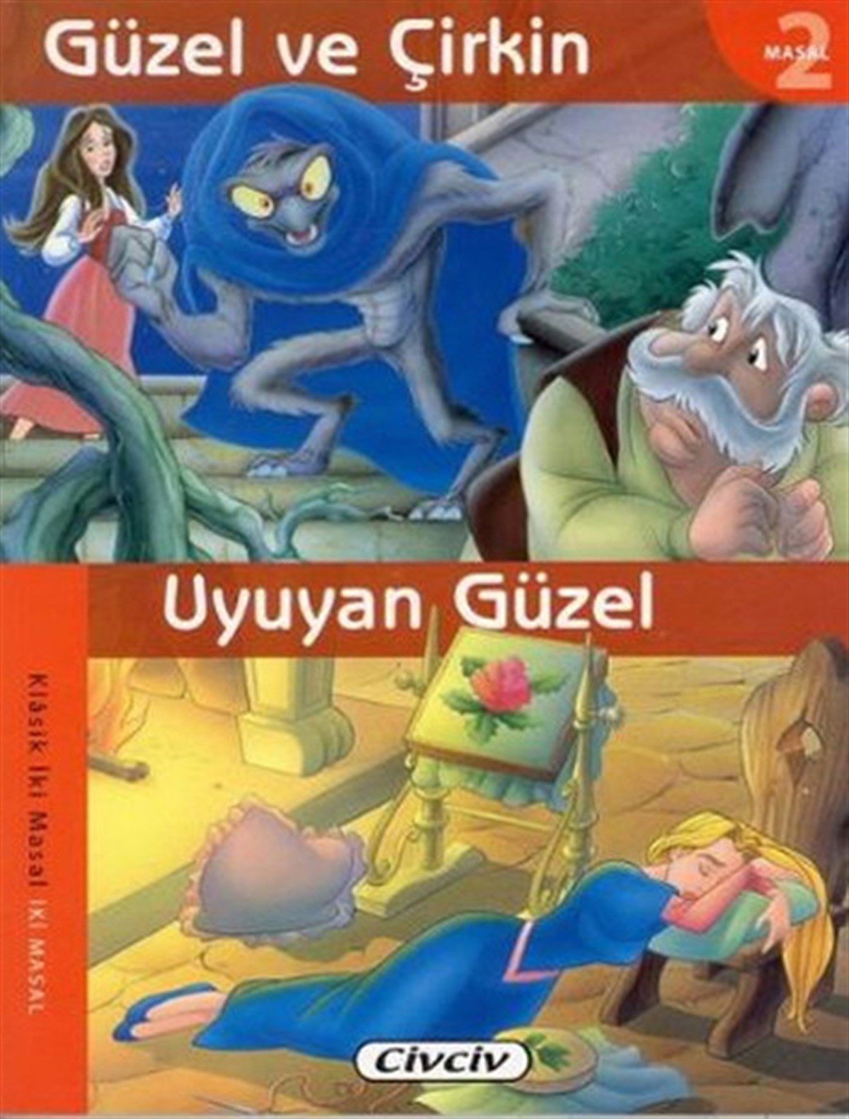 KolektifOkul Öncesi Masal KitaplarıKlasik 2 Masal Dizisi - Güzel ve Çirkin / Uyuyan Güzel