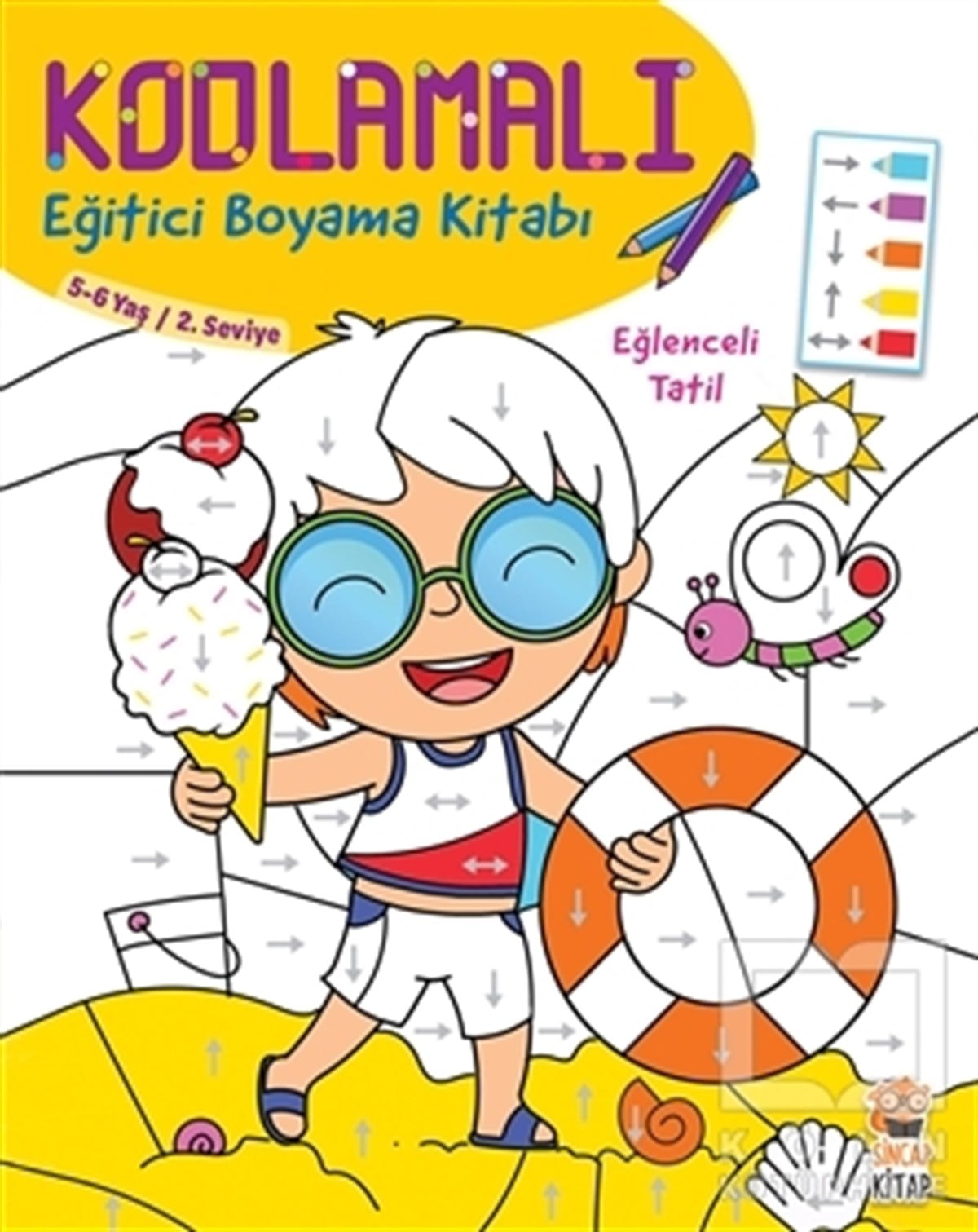 KolektifBoyama KitaplarıKodlamalı Eğitici Boyama Kitabı - Eğlenceli Tatil
(5- 6 Yaş 2. Seviye)