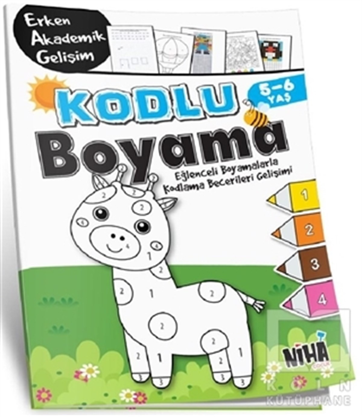 KolektifBoyama KitaplarıKodlu Boyama 5-6 Yaş