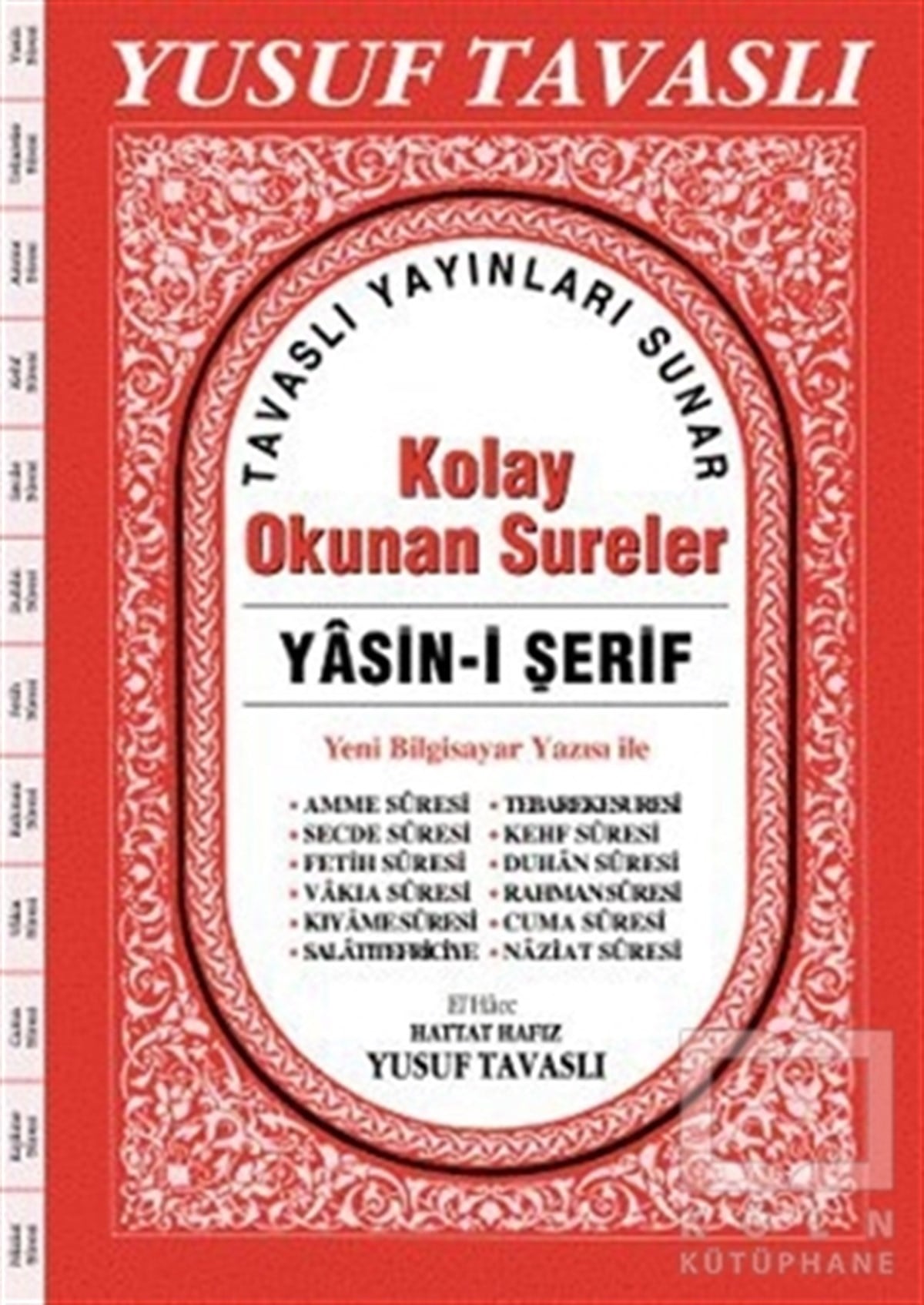 Yusuf TavaslıKuran ve Kuran ÜzerineKolay Okunan Sureler - Yasin-i Şerif (Cami Boy) (CB01)