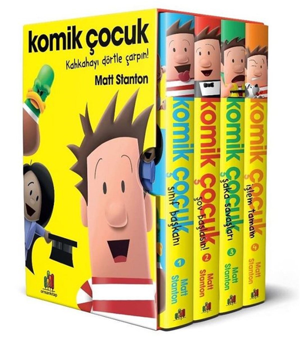 Matt StantonÇocuk Gençlik RomanlarıKomik Çocuk Seti - 4 Kitap Takım