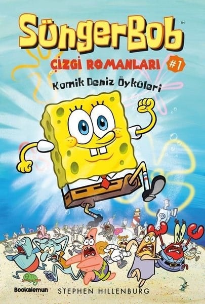 Stephen HillenburgÇocuk Gençlik RomanlarıKomik Deniz Öyküleri - Süngerbob Çizgi Romanları 1