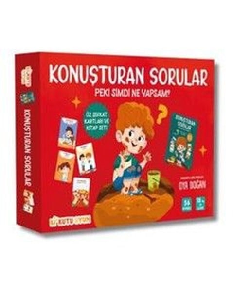 Oya DoğanBoyama KitaplarıKonuşturan Sorular - Peki Şimdi Ne Yapsam? Öz Şefkat Kartları ve Kitap Seti