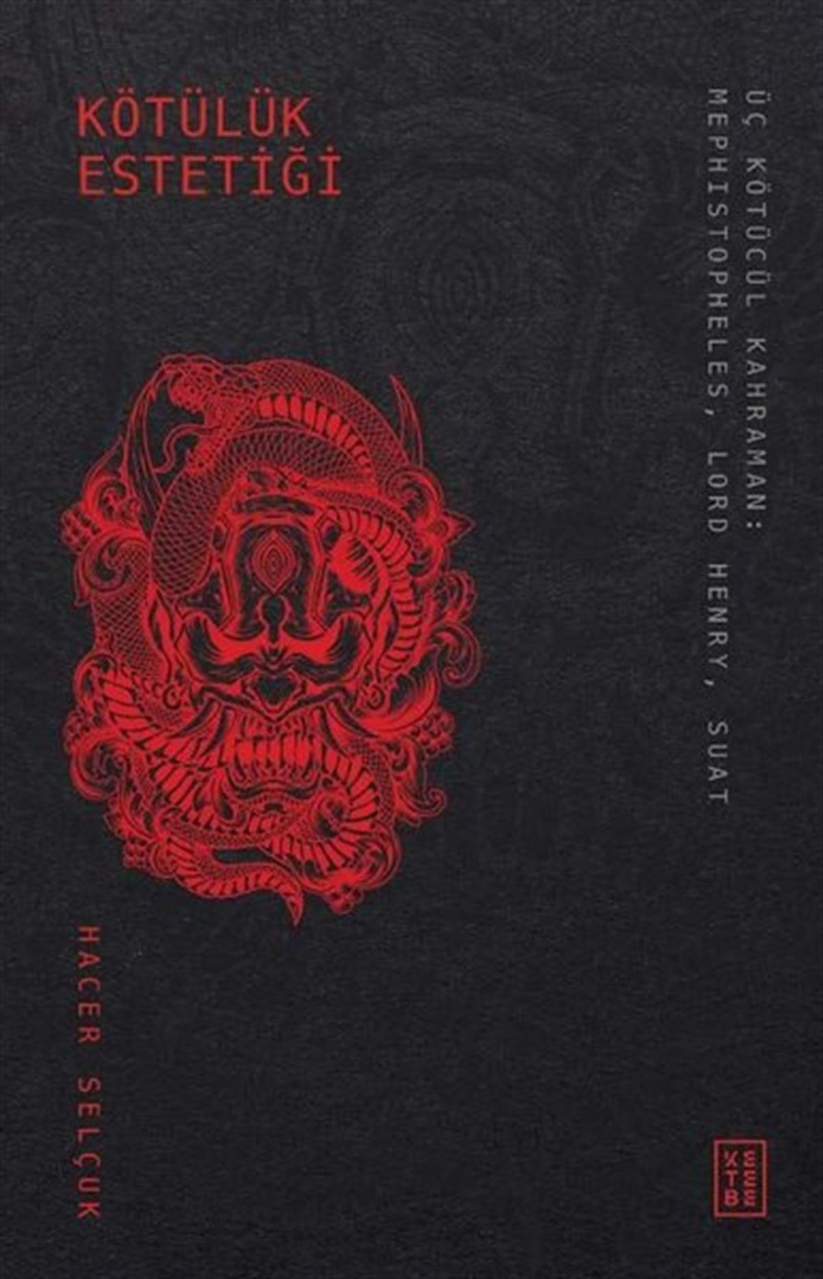 Hacer SelçukEleştiri & Kuram & İnceleme KitaplarıKötülük Estetiği - Üç Kötücül Kahraman: Mephistopheles - Lord Henry - Suat