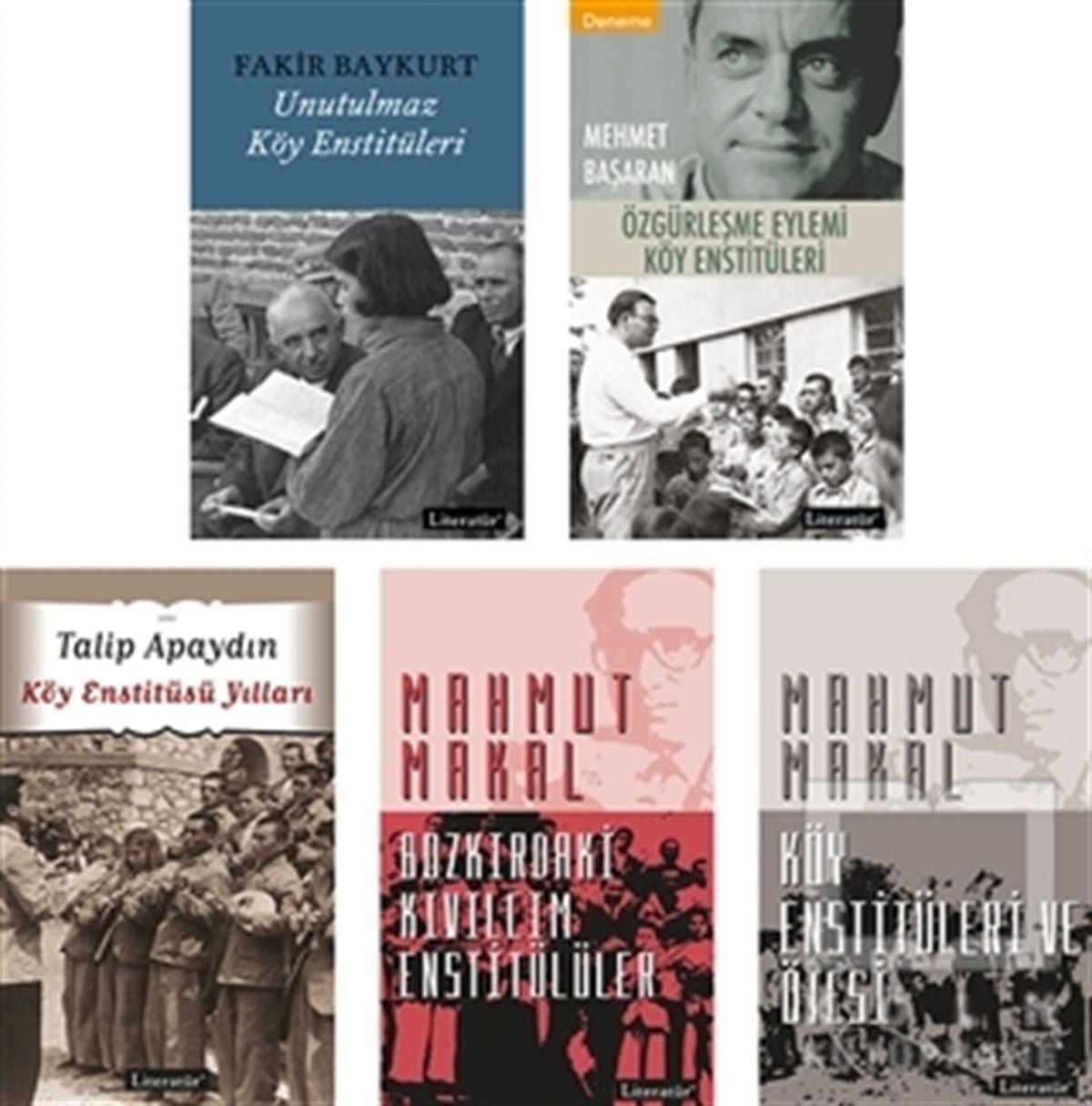 Fakir BaykurtTürkiye ve Cumhuriyet Tarihi KitaplarıKöy Enstitüleri Seti (5 Kitap Takım)
