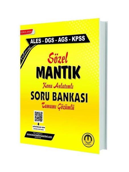 KolektifALES Soru Bankasi KitaplariKPSS ALES DGS AGS Sözel Mantık Çözümlü Soru Bankası