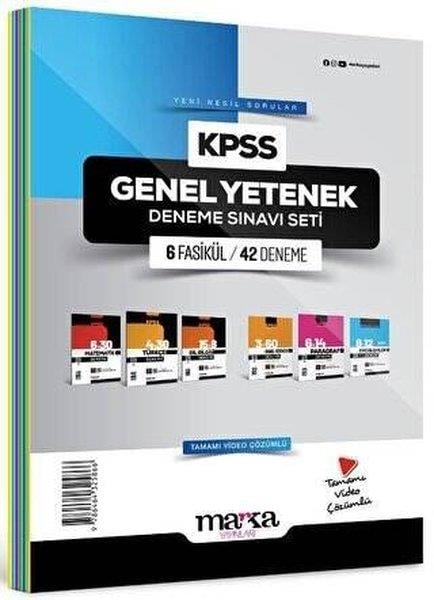 KolektifKPSS Deneme Sinavi - Yaprak TestKPSS Genel Yetenek Deneme Sınavı Seti 6 Fasikül 42 Deneme