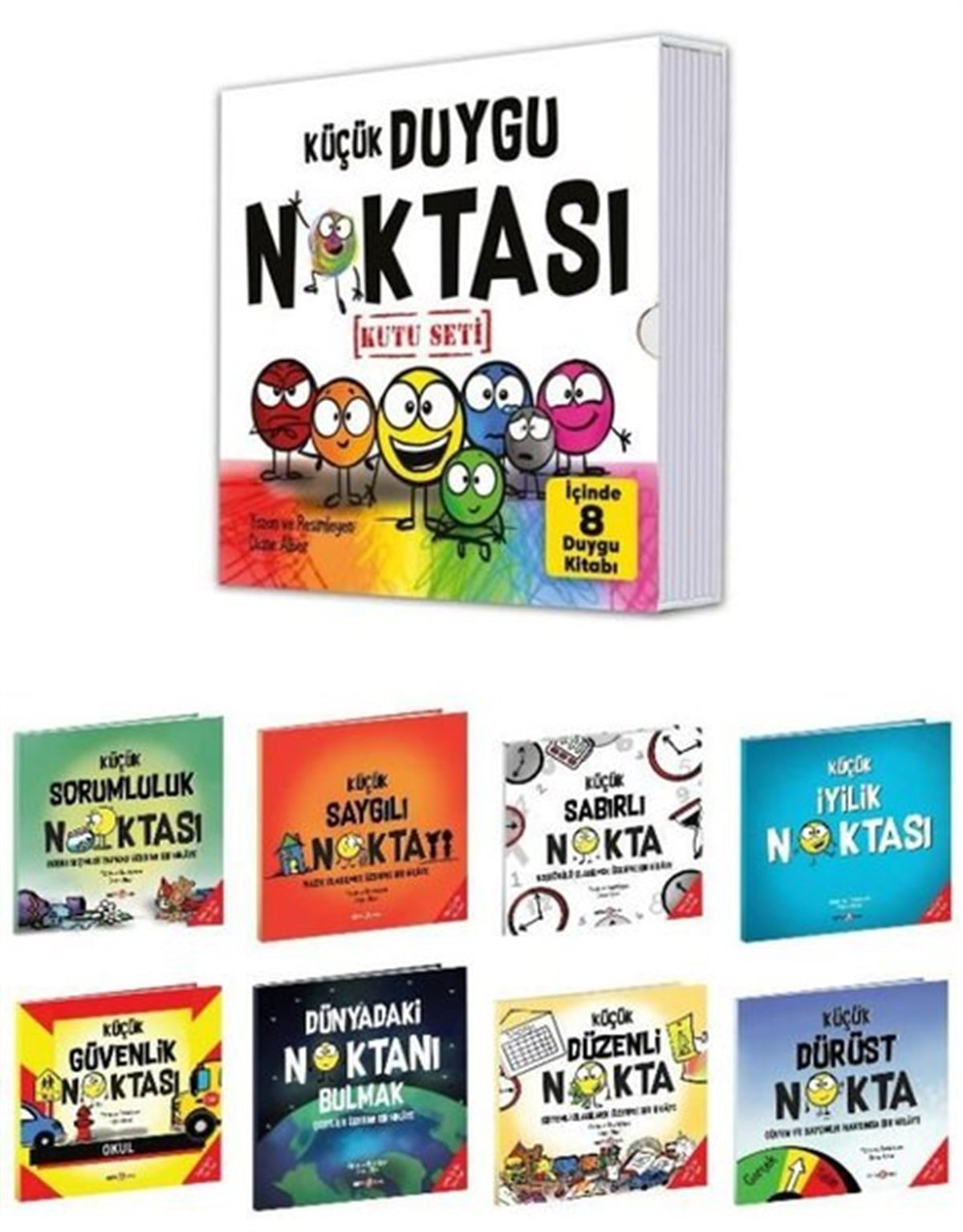Diane AlberEgitim Etkinlik KitaplariKüçük Duygu Noktası Seti - 8 Kitap Takım - Kutulu