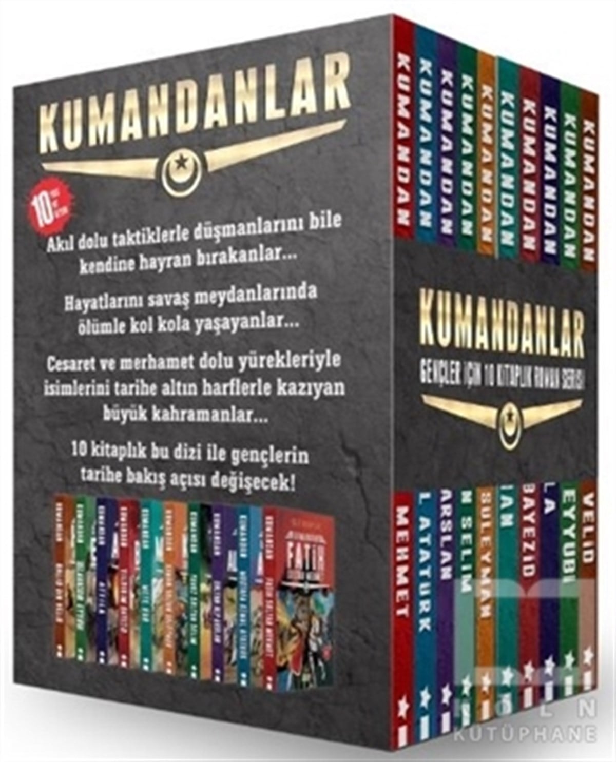 Yiğit Recep EfeTarihi RomanlarKumandanlar Seti (10 Kitap Takım Kutulu)