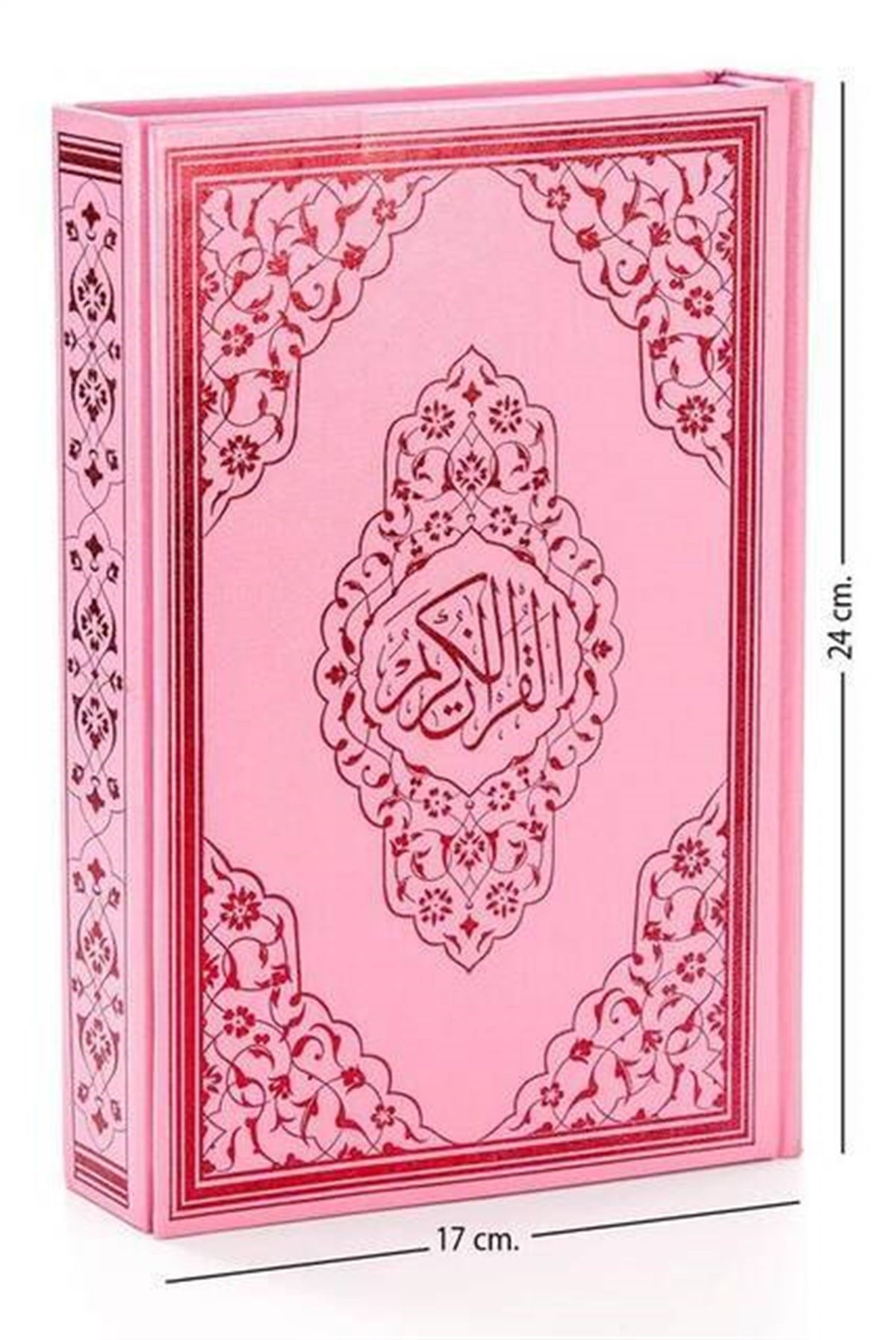 Kuranı Kerim - Sade Arapça - Orta Boy - Sesli - Pembe - Bilgisayar Hatlı