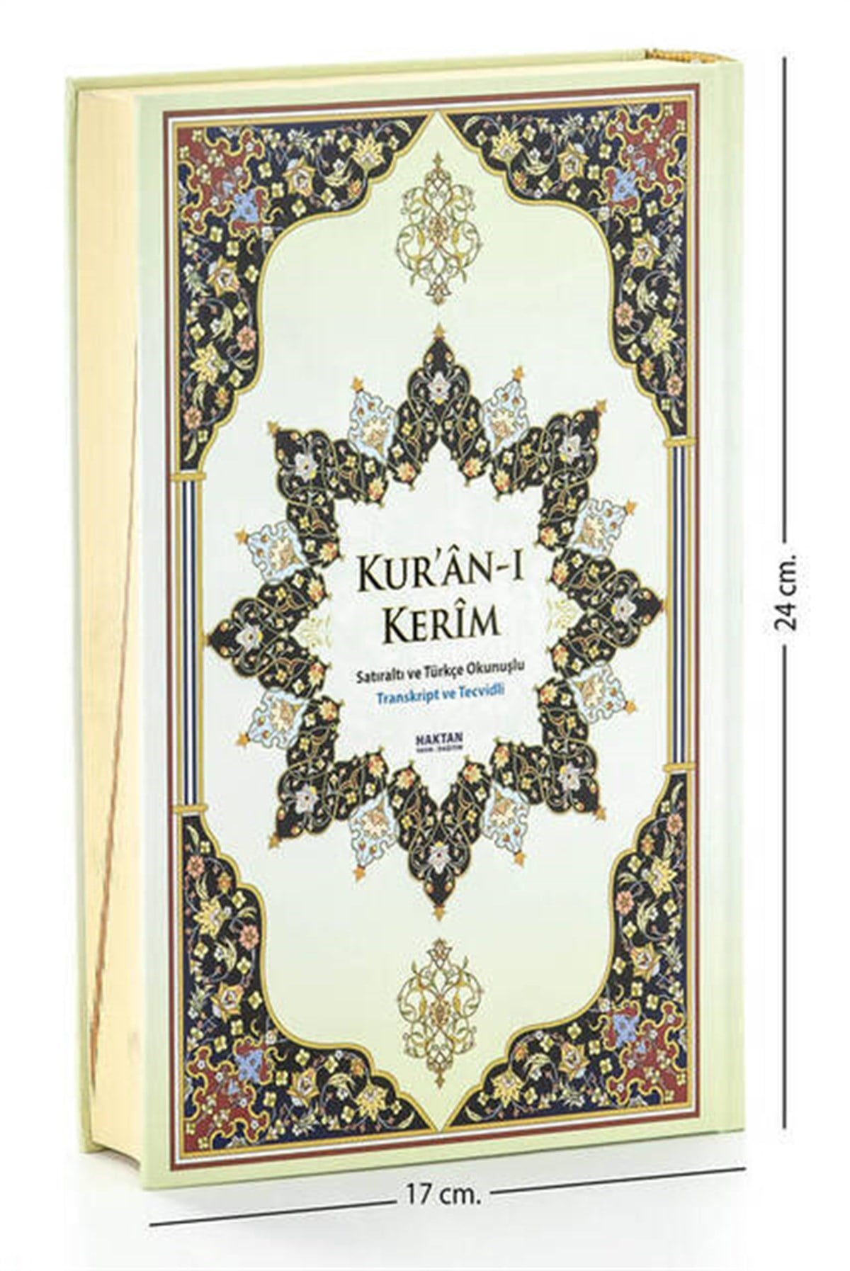 Kuranı Kerim Satıraltı ve Türkçe Okunuşlu - Kelime Meal - Orta Boy - Haktan Yayınları - Bilgisayar Hatlı