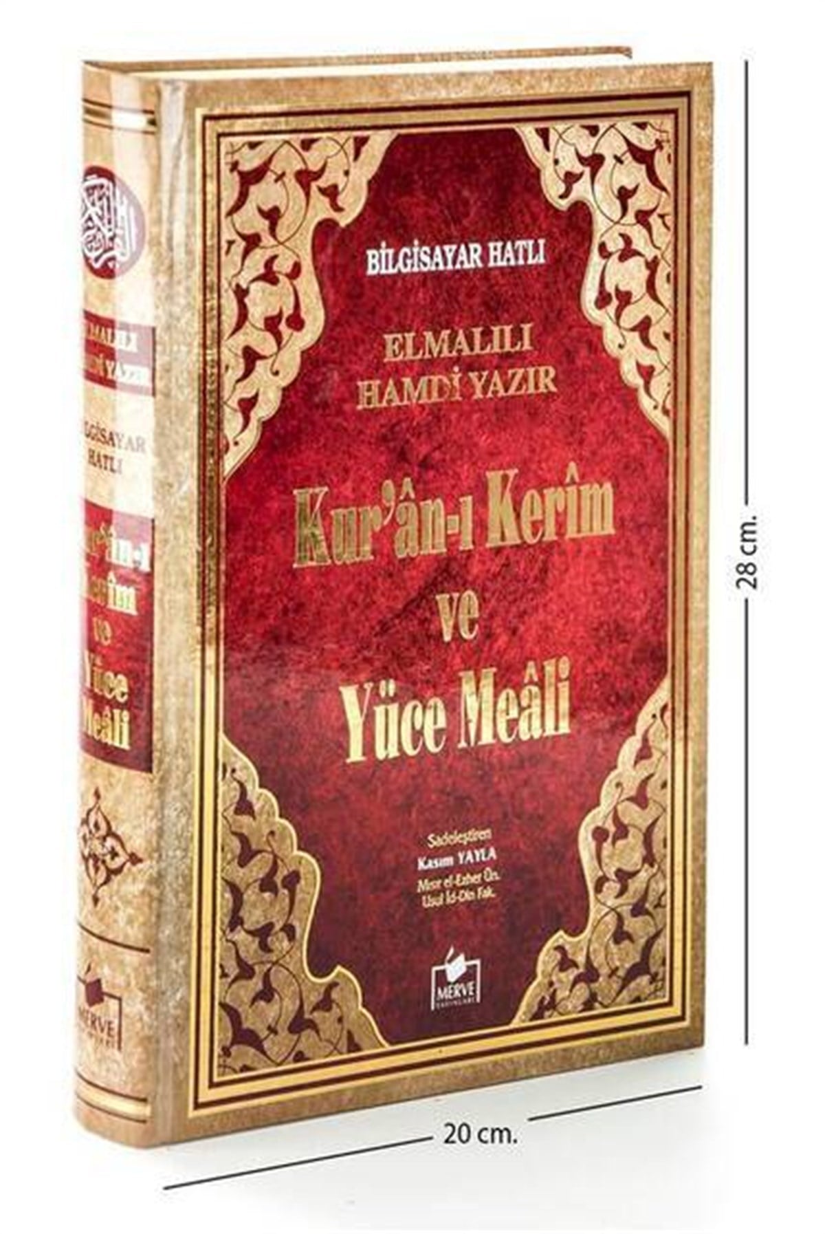 Kuranı Kerim ve Yüce Meali - Arapça ve Meal - Rahle Boy - Bilgisayar Hatlı