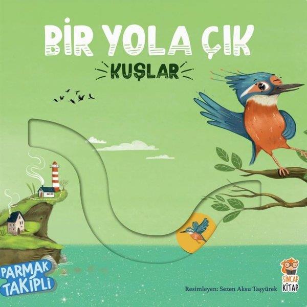 KolektifEgitim Etkinlik KitaplariKuşlar - Bir Yola Çık - Parmak Takipli Kitap