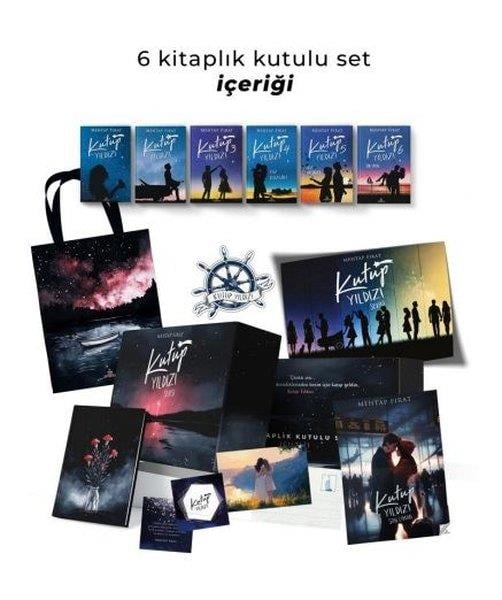 Mehtap FıratAşk Kitapları & Aşk RomanlarıKutup Yıldızı Seti - 6 Kitap Takım Hediyeli Kutu
