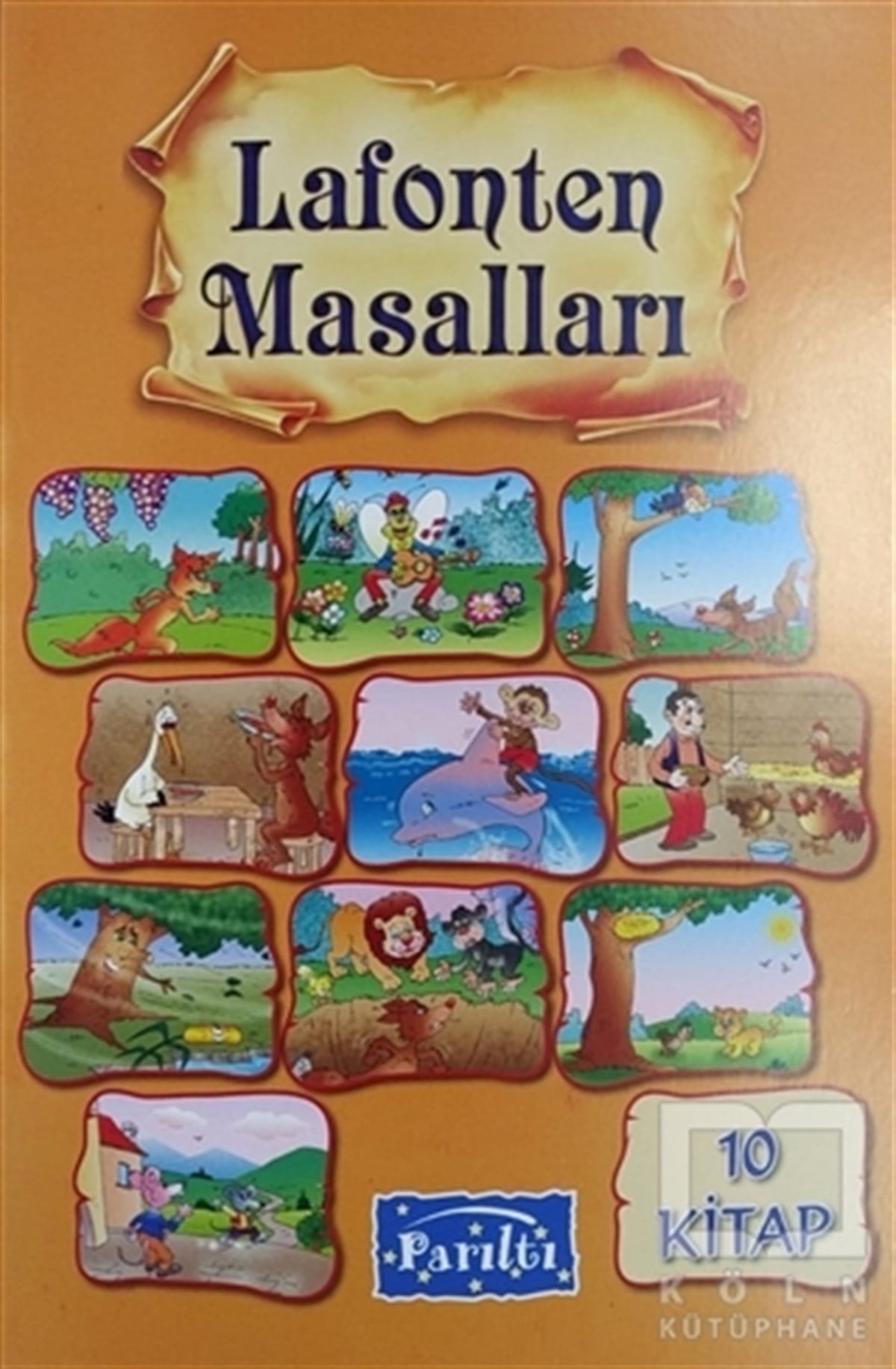 Jean de la FontaineÇocuk Masal KitaplarıLa Fonten Masalları (10 Kitap Takım)