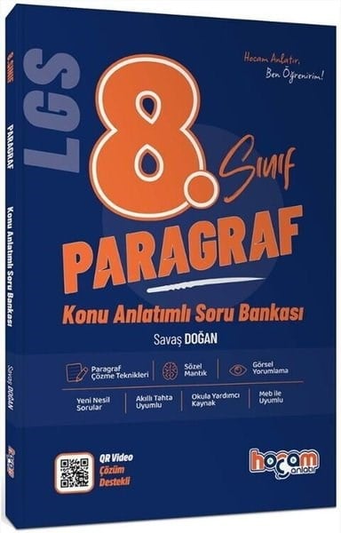 Savaş DoğanLGS Tüm DerslerLGS 8. Sınıf Paragraf Konu Anlatımlı Soru Bankası