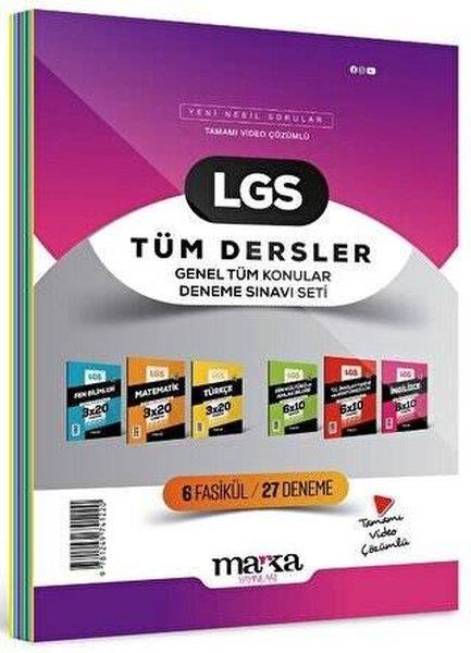 KolektifLGS Diger DerslerLGS Genel Konular Tüm Dersler Deneme Sınavı Seti 6 Fasikül 27 Deneme